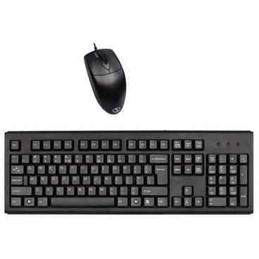 Клавиатура и мишка a4 km-720 usb + op-620d black
