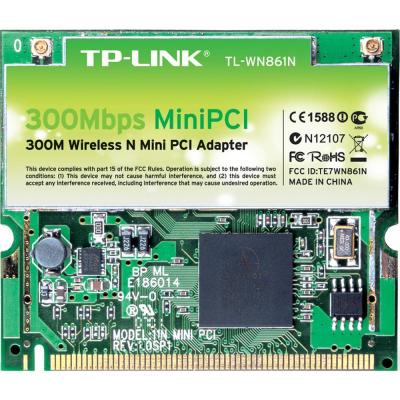Tp-link tl-wn861n безжичен n pci mini express за лаптоп  300 mbit - tp-tl-wn861n