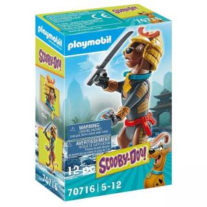 Детски комплект за игра playmobil - скуби ду: колекционерска фигура скуби самурай, 70716