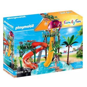 Комплект за игра playmobil, воден парк с пързалки, 2970609