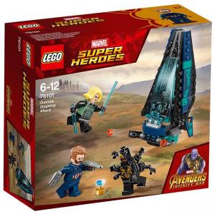 Конструктор лего супер хироус - нападение с десантен кораб, lego marvel super heroes, 76101