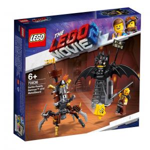 Конструктор лего филмът 2 - батман, готов за битка, и железният - lego movie 2, 70836
