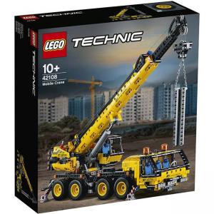 Конструктор лего техник - мобилен кран, lego technic, 42108