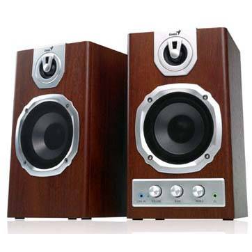 Тонколони genius sp-hf1255a hifi  40w дървен материал - 31730953100