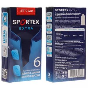 Презервативи sportex extra, 6 броя, 2931