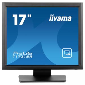 Тъч монитор iiyama t1731sr-b1s, 17 инча, tn panel, 1280 x 1024, 250cd/m2, 1000:1, 5 ms, vga, hdmi, displayport, tech-16613
