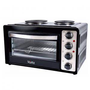 Готварска печка с котлони oliver voltz, 45l, 3100w, черен, ov51441d45