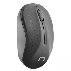 Мишка natec toucan, wireless, 1600 dpi, optical, черен/сив, nmy-1650