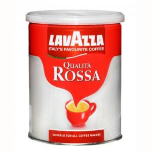 Мляно кафе lavazza qualita rossa, метална кутия, 250гр