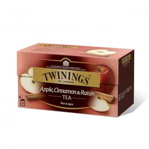 Чай twinings, ябълка, канела и стафиди, 2g, пакетче, 25 броя, 5015160068
