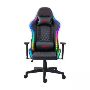 Геймърски стол xtrike me, rgb подсветка, черен, gc-907