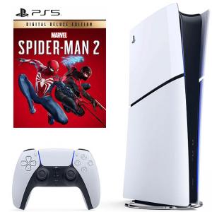 Sony playstation 5 (ps5) slim digital edition + marvel's spider-man 2 (ps5) psn key europe