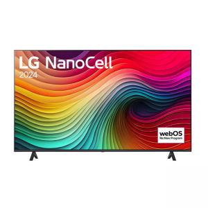 Телевизор lg 50 инча 4k hdr smart nanocell tv, 3840x2160, dvb-t2/c/s2, ai alpha 5 gen7, hdr 10 pro, webos 24, thinq ai, wifi, clear voice, ai upscalin