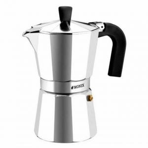 Италианска кафеварка monix braisogona_m620003 сребро алуминий 3 tassid