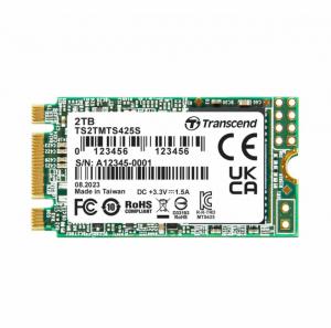 Твърд диск transcend 2tb, m.2 2242 ssd, sata3 b+m key, tlc