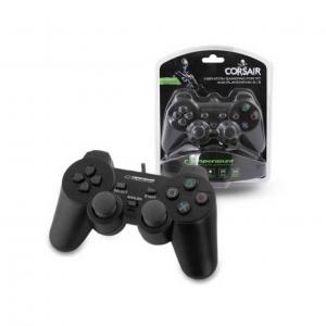 Контролер esperanza corsair eg106, за ps3 и pc, usb 2.0, 12 бутона, черен