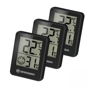 Хигроиндикатор bresser, temeo, комплект от 3 части, 23,5×15,5×3,5, черен, 75688