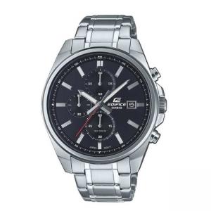 Мъжки часовник casio, edifice classic, каишка от неръждаема стомана, минерално стъкло, водоустойчив, 10bar, efv-610d-1avuef
