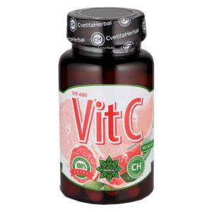 Витамин c, cvetita herbal, 600mg., 30 caps.