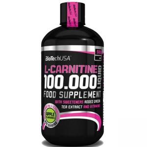 Течен l-карнитин biotech usa, l-carnitine 100.000, 500 мл., череша, 752