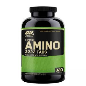 Аминокиселини optimum nutrition, superior amino 2222, 320 таблетки, неовкусени, 1419