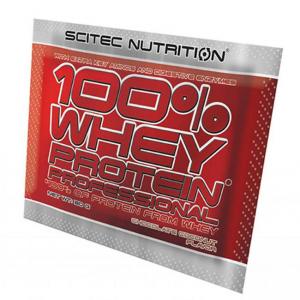 Сypoвaтъчeн пpoтeин 100% whey protein professional sachets, доза, ягода + бял шоколад, 1296