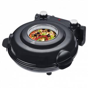 Електрическа фурна за пица adler ad 6314, 1200w, 31.5 см, до 400c, 5 настройки на температурата, таймер, черен