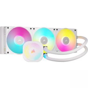 Охладител за процесор corsair icue link titan 360 rx rgb white aio, 360mm radiator, cw-9061021-ww