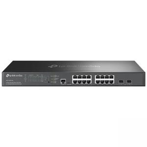 16-портов суич tp-link omada sg3218xp-m2 2.5g и 2-порта 10ge sfp+ l2+ управляем с 8-порта poe, sg3218xp-m2_vz