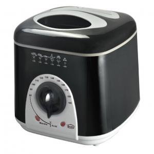 Фритюрник rosberg r51980b, 950w, 1л, температурен контрол 80-190 c, черен