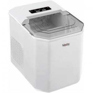 Ледогенератор oliver voltz ov51447b, 120w, 12 кг/24 часа, 1.3 л, 9 кубчета за цикъл работа, индикатор за лед и вода, бял