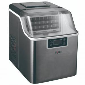 Ледогенератор oliver voltz ov51447d, 170w, 22кг/24ч, 3.2 л, 24 квадратни кубчета за цикъл работа, инокс
