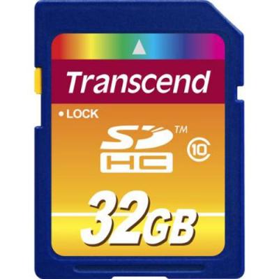 Transcend 32gb sdhc card class 10 - ts32gsdhc10