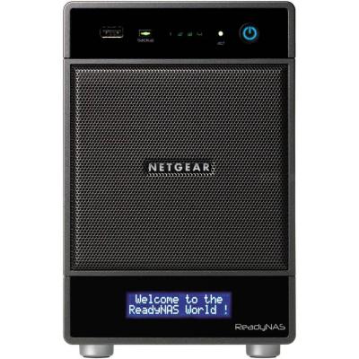 Мрежово устройство за съхранение на данни netgear readynas ultra 4 plus storage (empty, max 12tb), iscsi, intel atom1.66ghz dualcore - rndp400u-100eus