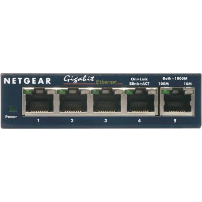 Netgear gs105 5 x 10/100/1000 gigabit switch - gs105ge