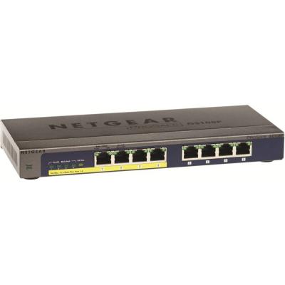 Netgear 8 x 10/100/1000 gigabit switch with 4 x poe - gs108p-100eus