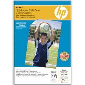 Хартия hp advanced glossy photo paper 250 g/mі-10 x 15 cm borderless/25 sht - q8691a