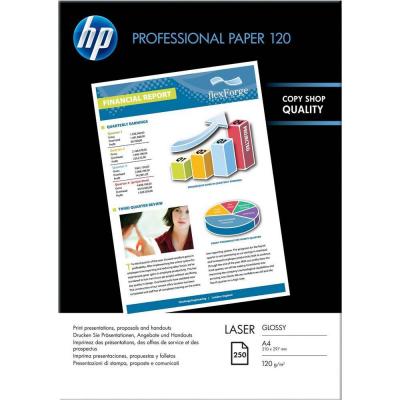 Хартия hp professional glossy laser paper 120 gsm-250 sht/a4/210 x 297 - cg964a