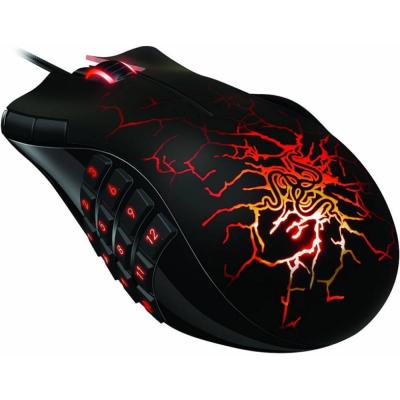Мишка input devices - mouse razer naga molten edition (cable, laser 5600dpi,17 btn,usb) black - rz01-00280500-r3m1