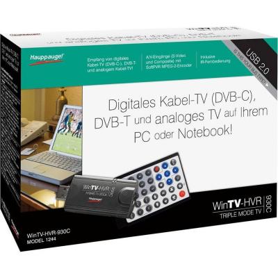 Тунер външен hauppauge usb win tv hvr 930c-hd usb аnalog +dvbt + dvb -c - haupp-hvr-930c
