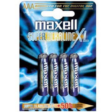Супералкална батерия lr-03 xl /4 бр. в опаковка/ 1.5v  maxell - ml-ba-lr-03-xl