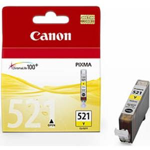 Мастилена касета canon ink tank cli-521 yellow, 2936b001aa