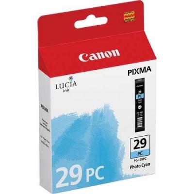 Canon pgi-29pc photo cyan ink cartridge - bs4876b001aa
