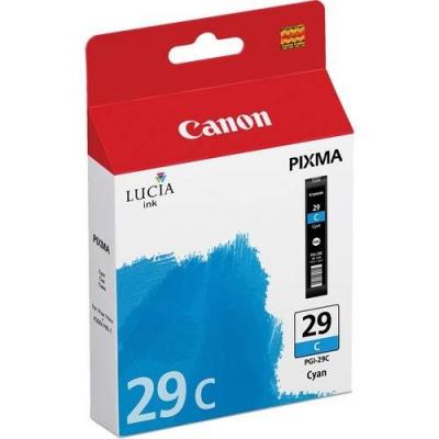 Canon pgi-29c cyan ink cartridge - bs4873b001aa