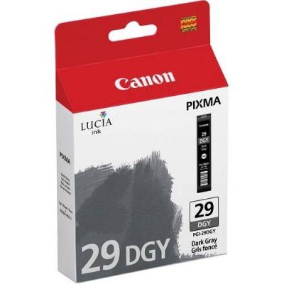 Canon pgi-29dgy dark grey ink cartridge - bs4870b001aa