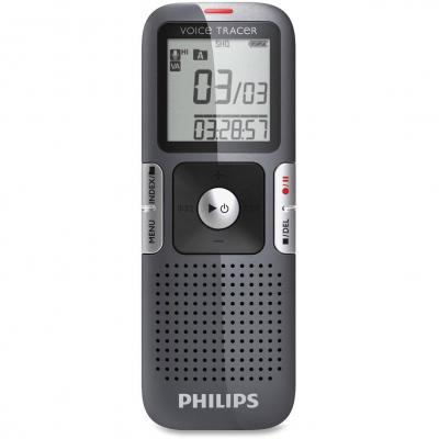 Диктофон philips 2gb, voice-activation function, mp3 playback, hold function, rapidly transfer recording, voice volume indicator - lfh0635