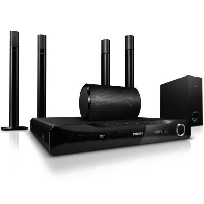 Система за домашно кино philips immersive 5.1, hdmi 1080p, 1000w rms, възпр. от  dvd,vcd,cd и usb устройства - hts3540