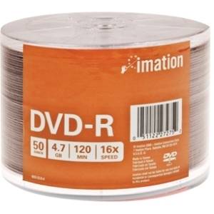 Dvd-r imation light scribe 120min./4,7gb 16x - 50 бр. в целофан
