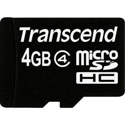 Transcend 4gb microsdhc (no box & adapter - class 4) - ts4gusdc4