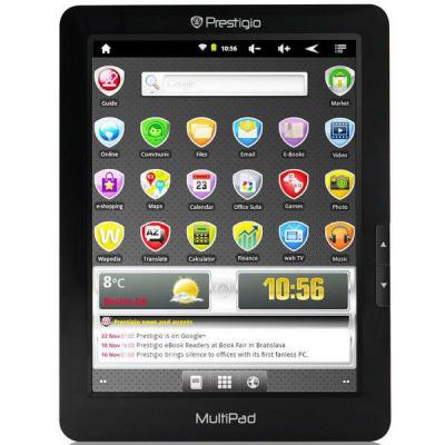 Таблет prestigio multipad 3384 (8.4,800x600,4gb,android 2.3,sdhc,sd,usb 2.0,wi-fi) black retail - pmp3384b